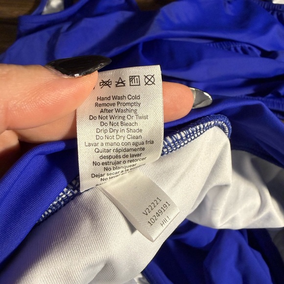 Venus Bikini Top & Swim Skirt Set Blue | NWT | Small / 6 - Picture 5 of 6